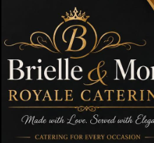 Brielle and Mom Royale Catering brand panel