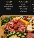 Fresh savory platter board
